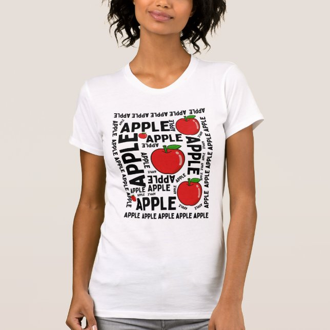 T-SHIRT MOTIF APPLE (Devant)