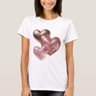 T-shirt Motif artistique Bold Silver TROIS CŒURS