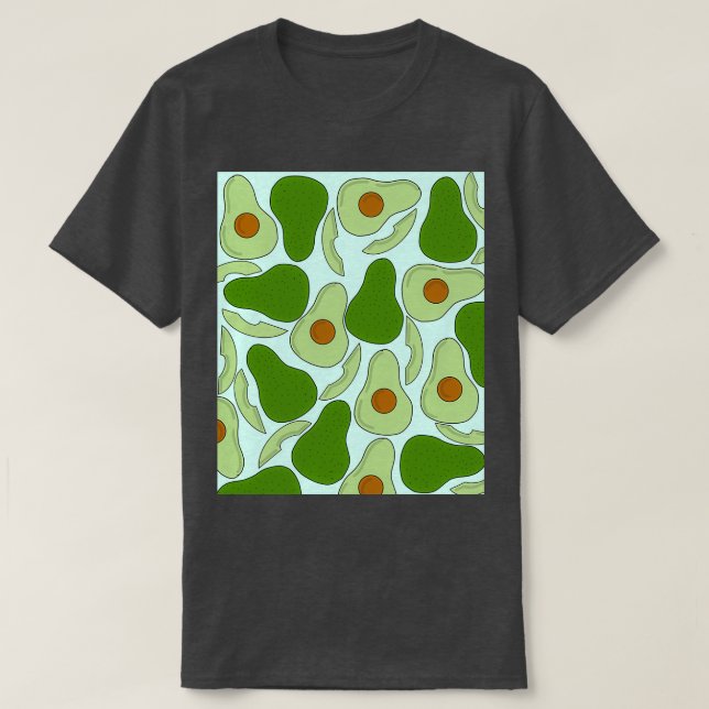 T-shirt Motif Avocado en vert (Design devant)