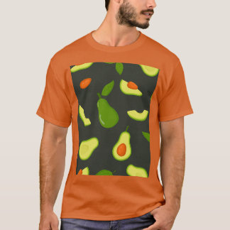 T-shirt Motif Avocado vert foncé