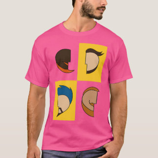 T-shirt Motif Barber Mustaches