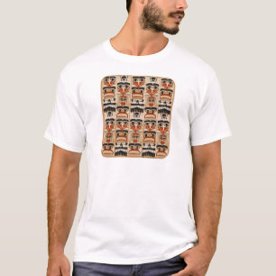 T-shirt Motif d'art totem Pole
