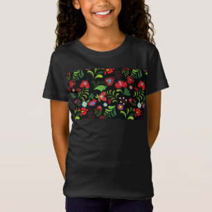 T-Shirt Motif de broderie matyo hongrois