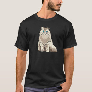 T-shirt Motif de chat drôle chat chat chat chaton femmes h