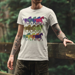 T-shirt Motif de chevaux, Animaux de ferme