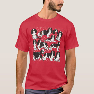 T-shirt Motif de chien cavalier roi charles spaniel mignon