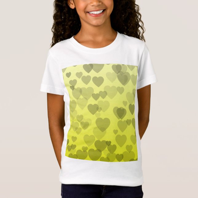 T-Shirt Motif de coeur 22 (Devant)