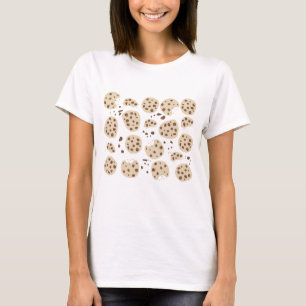 T-shirt Motif de cookies à puces de chocolat