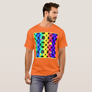 T-shirt Motif de couleurs vives