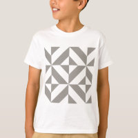 Motif de cube géométrique gris argenté