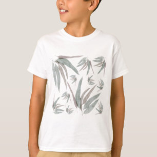 T-shirt Motif de feuilles d'eucalyptus