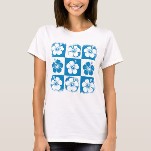 T-shirt Motif de fleur d'Hibiscus