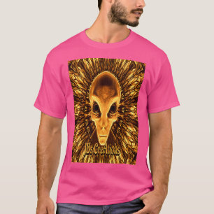 T-shirt Motif de géométrie Scifi Alien Ufo