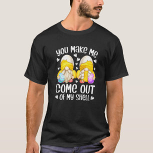 T-shirt Motif de gnome de Pâques drôle pour femmes Cute P