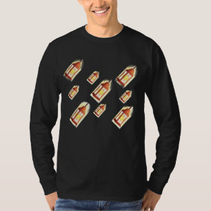 T-shirt Motif de lanterne flottante lumineuse Conception e