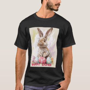 T-shirt Motif de lapin de Pâques mignon, Lapin de Pâques,