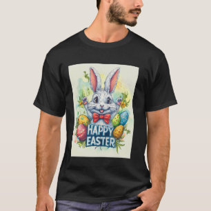 T-shirt Motif de lapin de Pâques mignon, Lapin de Pâques,