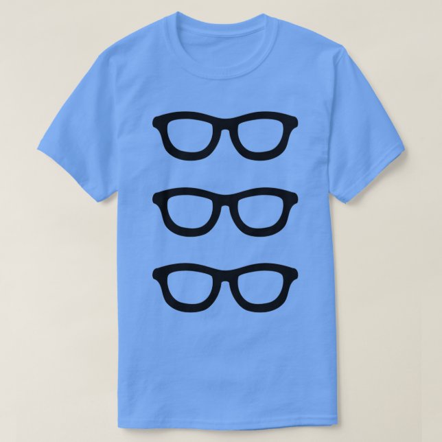 T-shirt Motif de lunettes intelligentes (Design devant)