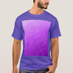 T-shirt Motif de maillage géométrique dégradé de lavande v