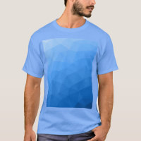 Motif de maille géométrique à dégradé bleu clair