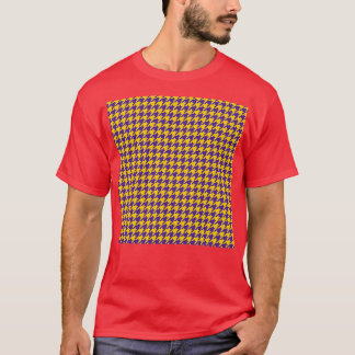 T-shirt Motif de pied de  jaune pourpre