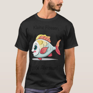 T-shirt Motif de poisson pour enfants - Petites nageoires