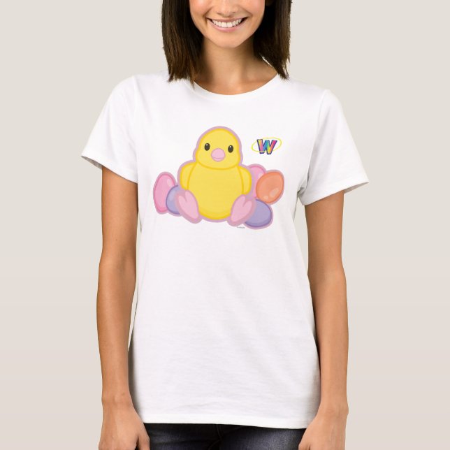 T-shirt Motif de poussin de ressort de Lil (Devant)