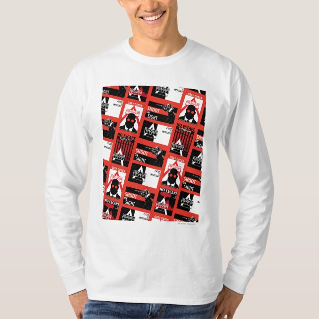 T-shirt Motif de propagande de la ville d'Arkham (Devant)