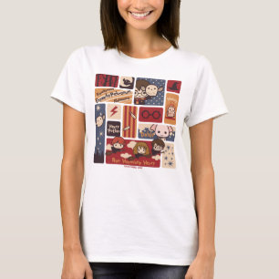 T-shirt Motif de scènes de dessin animé Harry Potter