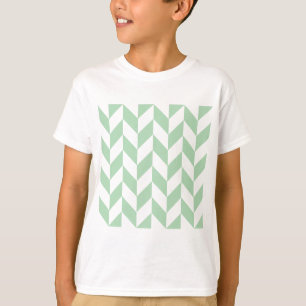 T-shirt Motif de squelette vert à la menthe