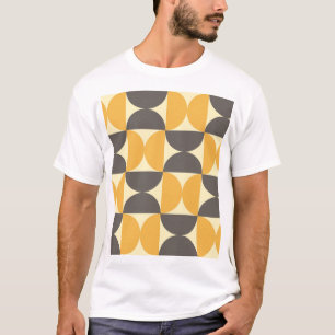 T-shirt Motif de style moderne et géométrique du milieu du