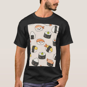T-shirt Motif de sushi kawaii