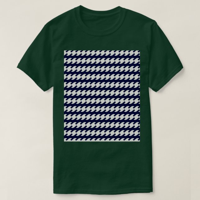 T-shirt Motif de vague (Design devant)