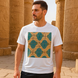 T-shirt Motif de visage ethnique africain Masque tribal