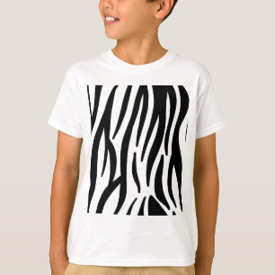 T-shirt Motif de zèbre de poster de animal