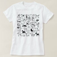 Motif des chiens noirs et blancs| Cool Canine Love