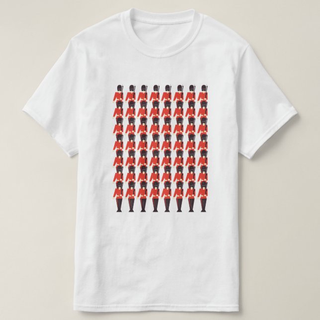 T-shirt Motif des soldats de la Garde Queens (Design devant)
