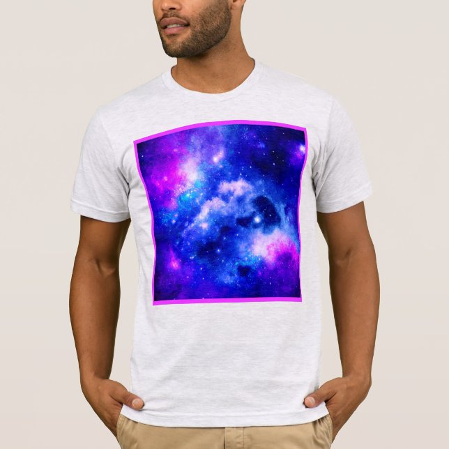 T-shirt Motif d'exploration nébuleuse (Devant)