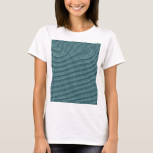 T-shirt Motif diamant répétitif bleu et menthe de marin