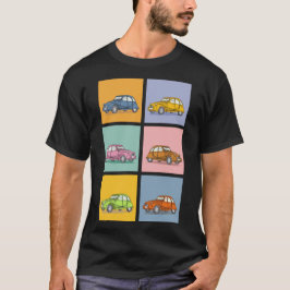 T-shirt Motif d'Oldtimer 2cv Ente