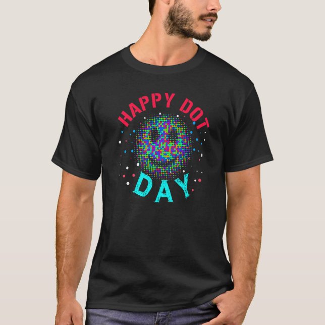 T-shirt Motif Dot Smile Septembre Joyeux Jour Dot National (Devant)