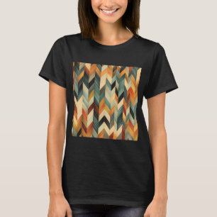 T-shirt Motif en arête de poisson
