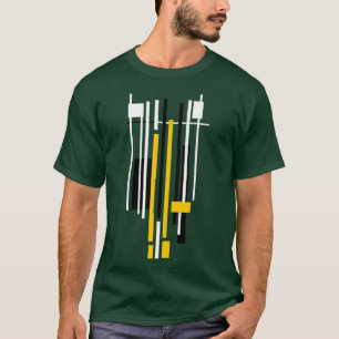 T-shirt Motif en bande Design décoratif industriel