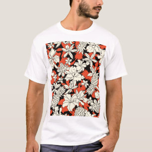 T-shirt Motif exotique sans fil tropique