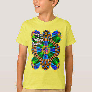 T-shirt Motif Fleurs Abstraites uniques