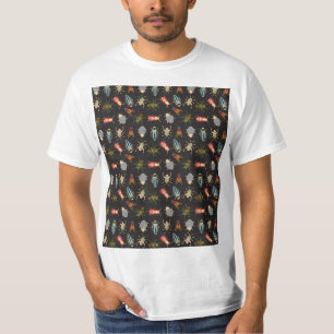 T-shirt Motif floral coloré