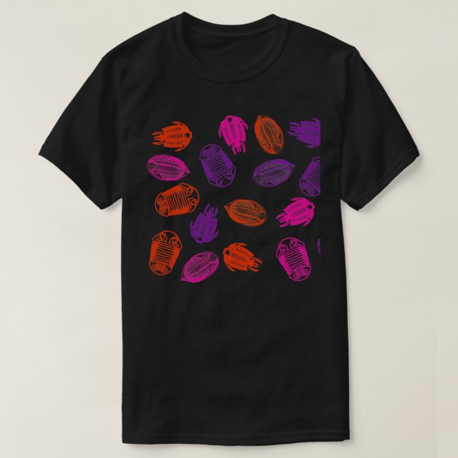 T-shirt Motif fossile Trilobite Lover 8 (Design devant)