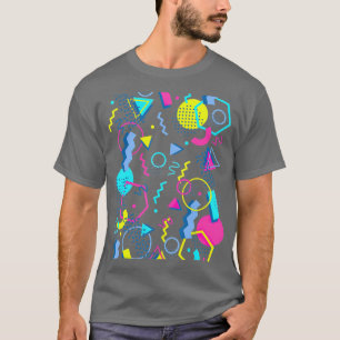 T-shirt Motif géométrique 80s 90s Memphis Style