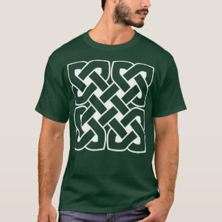 T-shirt Motif géométrique Celtique intertissé sans fin noe