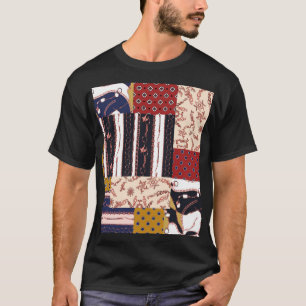 T-shirt Motif géométrique de corde baroque
